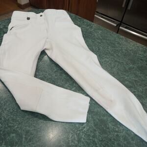 Royal Highness Full Seat Breech 32L White Dressage Jumper Schooling Equestrian